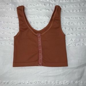 Tilly’s Full Tilt Orange Crop Top